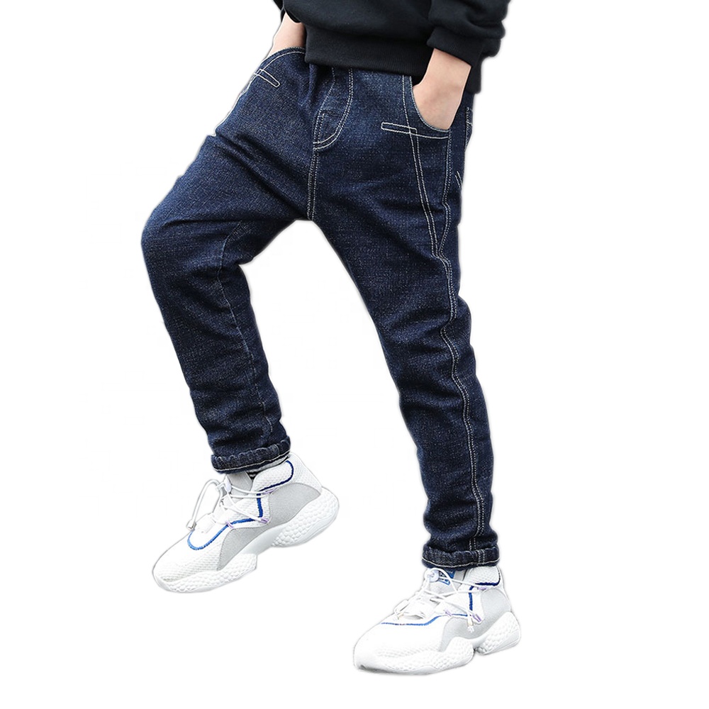 От 4 до 13 лет Детская мода; Классическая Детская одежда; Джинсовая одежда; Длинные брюки; Ансамбль на каждый день для мальчика bowboy детские джинсовые брюки для мальчиков