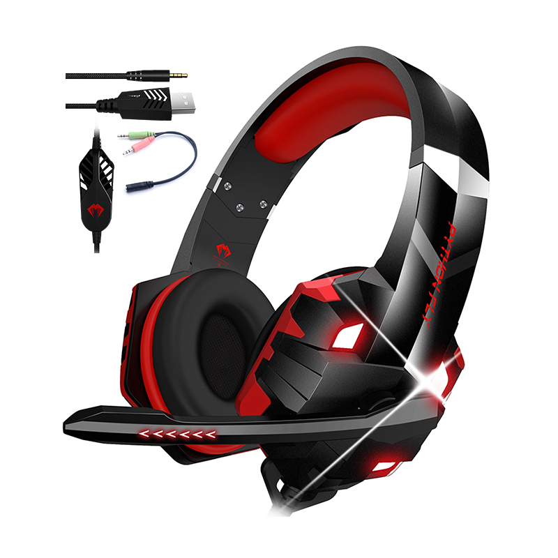 Бесплатные образцы наушников Audifonos G9000 MAX Stereo PS5 Игровые наушники VR гарнитура наушники с микрофоном для ПК