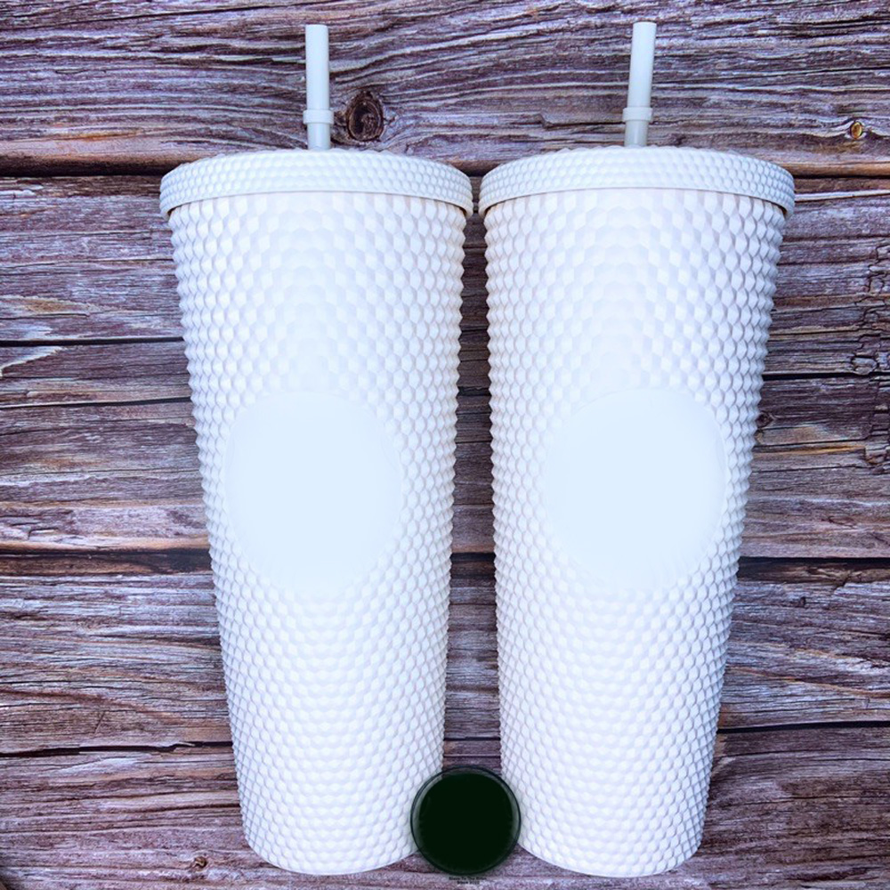 Кружка-неваляшка матовая белая без БФА, 24 унции