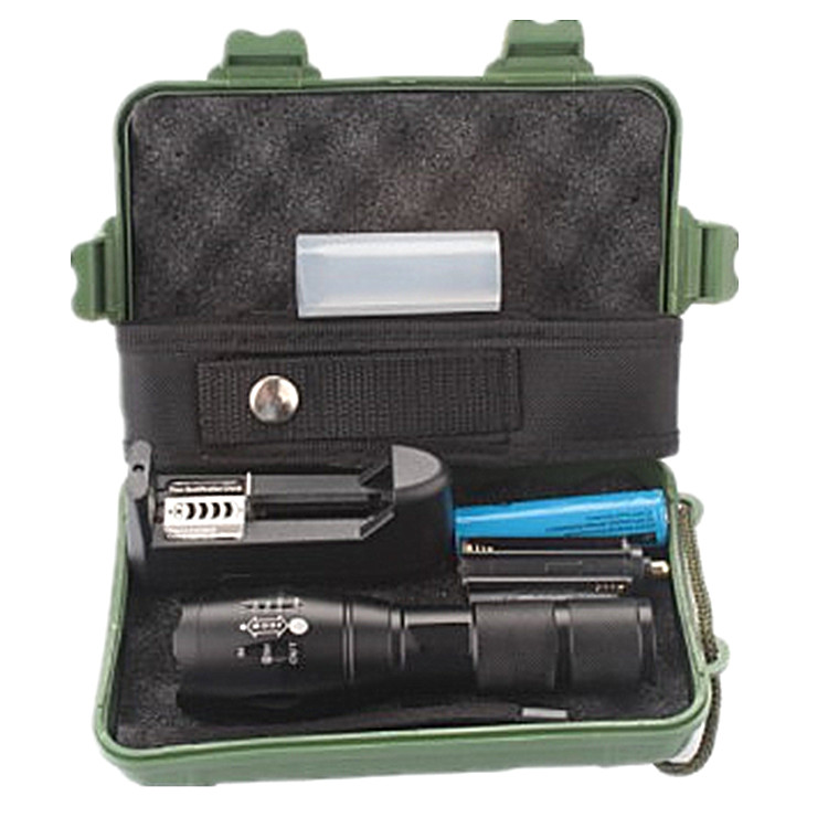 Портативный Яркий ручной фонарик G700 с регулируемым фокусом, водостойкий, 5 режимов, высокая яркость, тактический фонарик