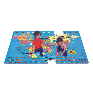 world map foam puzzle mat