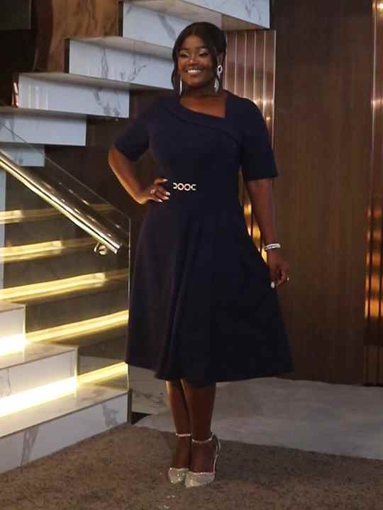 a line dress with belt Sand Dune Belted A-Line Dress main image 0