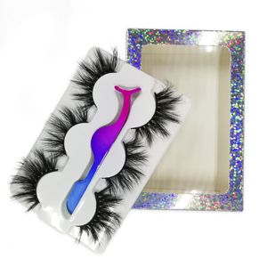 Wholesale 3D Mink Lash Strips With Custom Packaging Cruelty Free Mink Lashes Wholesale Mink Eyelashes A21