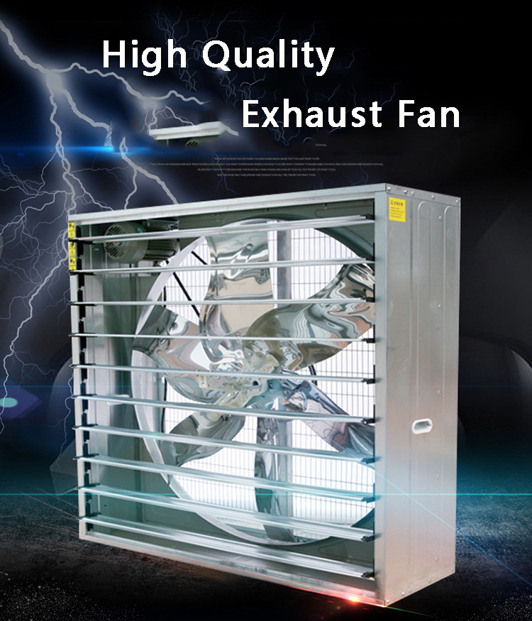 Galvanized Steel Cooling Fan For Poultry Farm CCC wall fan for dairy farm