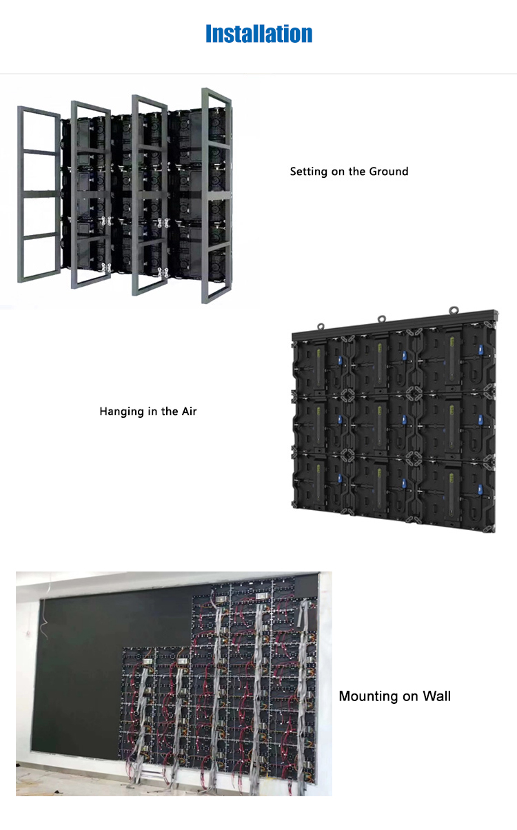 SMD2020 Indoor Full Color LED Display For Rental 640x480mm Panel