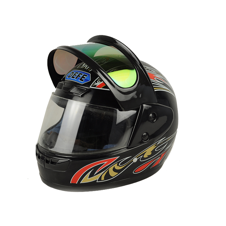 Мотоциклетный шлем в европейском стиле, полулицевой козырек, винтажный защитный шлем
