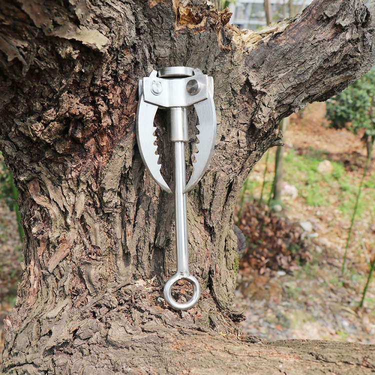不锈钢重力式挡墙树攀岩折叠格斗工具飞行虎爪齿轮钩