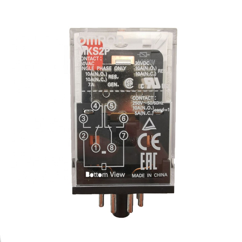 24VAC 1 piece DPDT PLUG IN 10A OMRON INDUSTRIAL AUTOMATION LY2-AC24 POWER RELAY