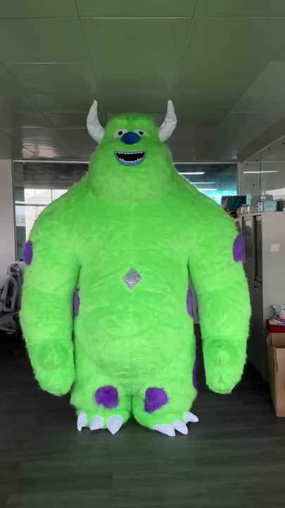 Chinese Factory Custom Super Monster Red Inflatable Sullivan Mascot Costume  Carnival Party Event Role Playing Costume Adult Size