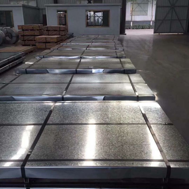 0.2-150mm Galvanised Steel Plate 600-1500mm AISI ASTM