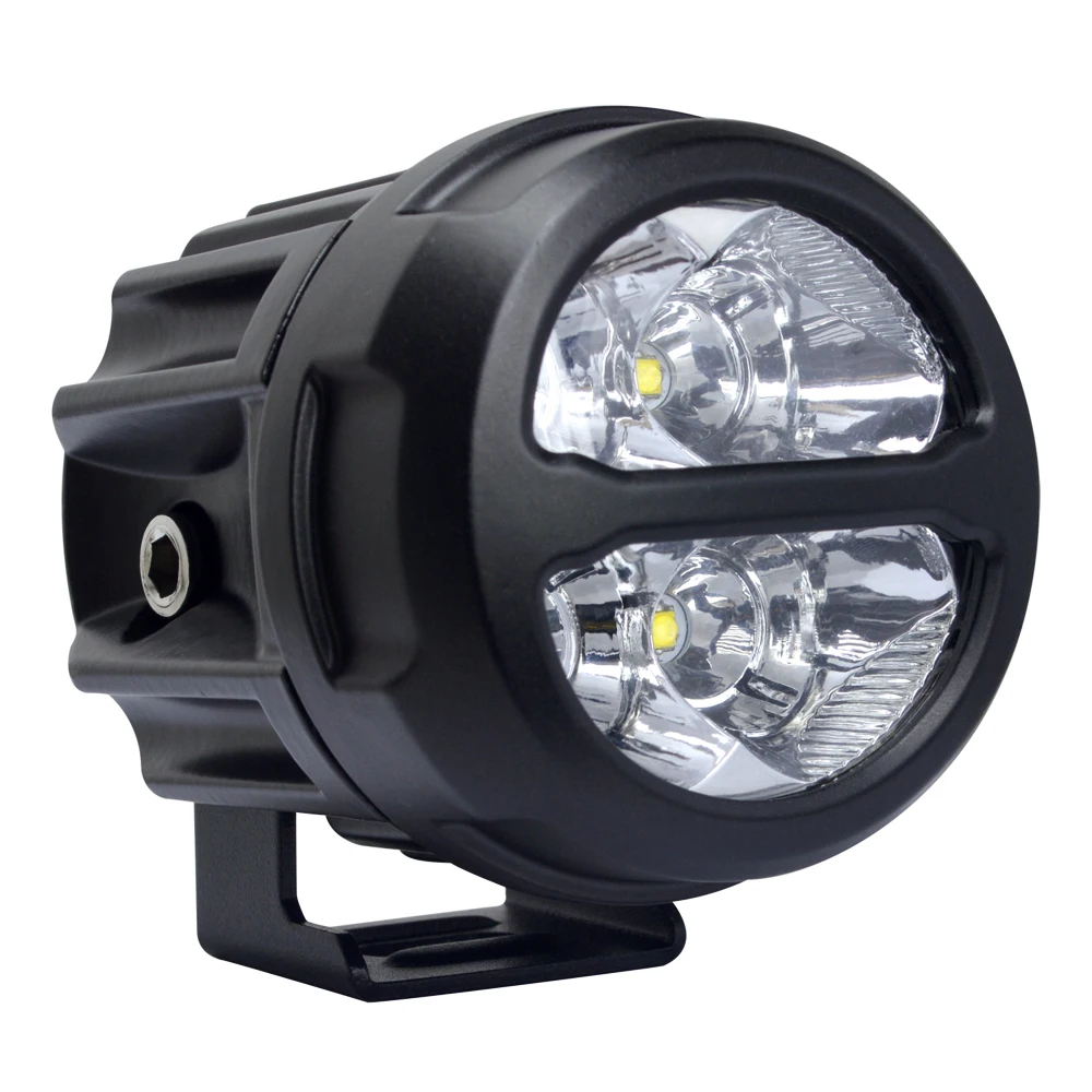 Новый оригинальный мини-фонарь для вождения лазерный пистолет для мотоцикла двухцветный белый желтый светодиодный фонарь для вождения вспомогательный фонарь для мотоцикла