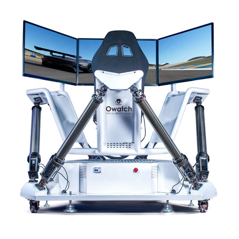 Новый виртуальный развлекательный 9D VR гоночный симулятор с тремя экранами