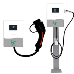 OCPP 7KW IEC AC EV carregador estação com tipo 2 conector de carregamento CE aprovado