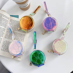 2020 amazon quente airpods caso logotipo Chaveiro Cobra Abelha Bordado Couro Premium PU estojo de couro Da Tampa Do Caso Para Airpods 123 pro