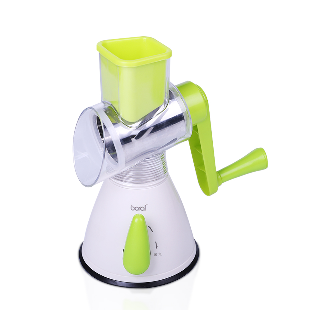 2 лезвия из нержавеющей стали, ручная овощная круглая барабанная роторная терка