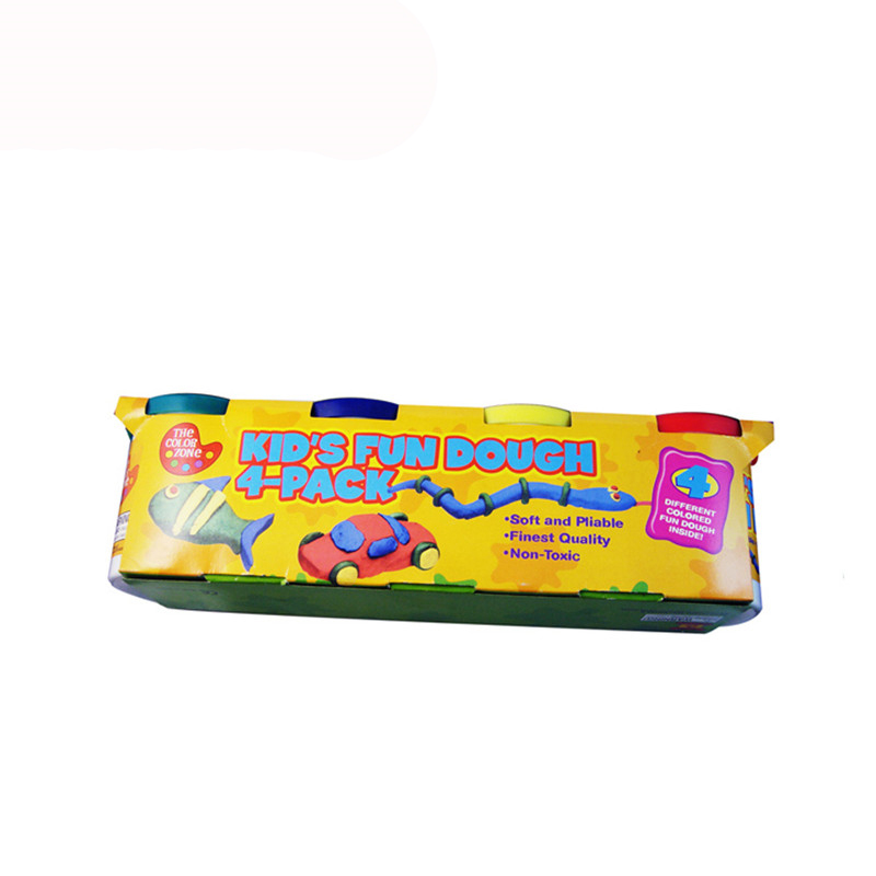 Yiwu Bobao  130g 5colors School Stationery DIY Polymer Clay, Modeling Clay, Clay hand print footprint non-toxic clay kit toys