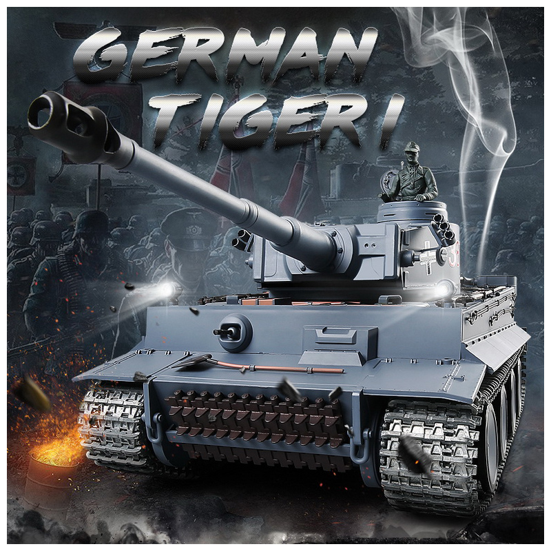 VSTANK 1/24 KING TIGER RCバトルタンク　未開封 VS Tank 1/24th Panzer VI King Tiger - Unboxing and First Run