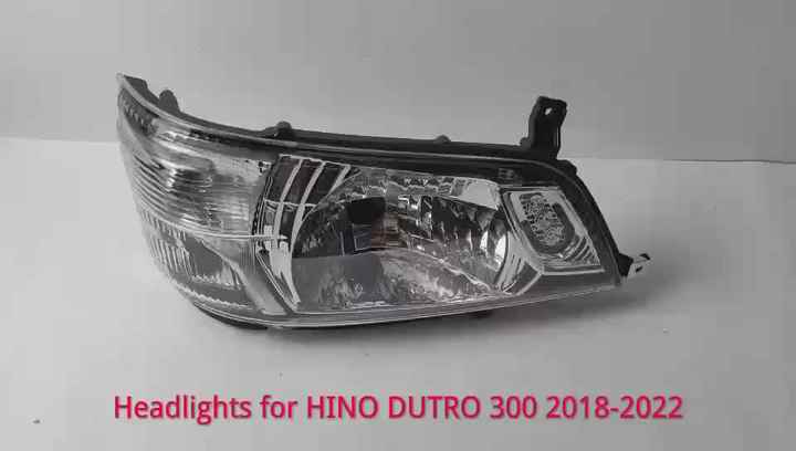 トヨタ ダイナ/日野 300 2018-2022用 ヘッドランプ 左右セット 81110