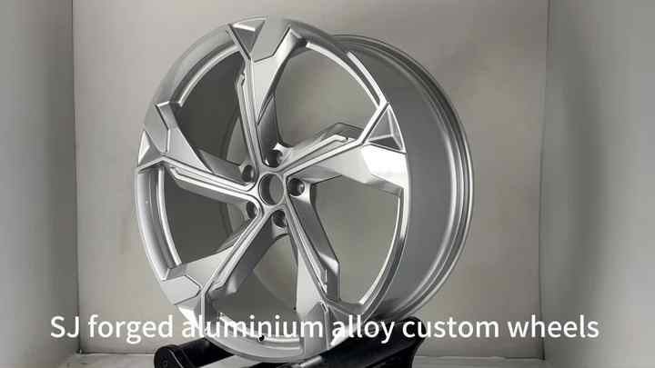 SJ Forged 2 Piece Gold Rims 18 19 20 21 22 24 Custom Aluminum Alloy ...