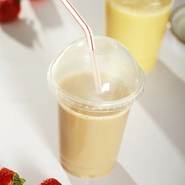 Купольные латте-чашки на вынос, 20 унций, 90 мм, переработанные пластиковые бархатные одноразовые молочные шейкеры для льда и кофе, прозрачные чашки