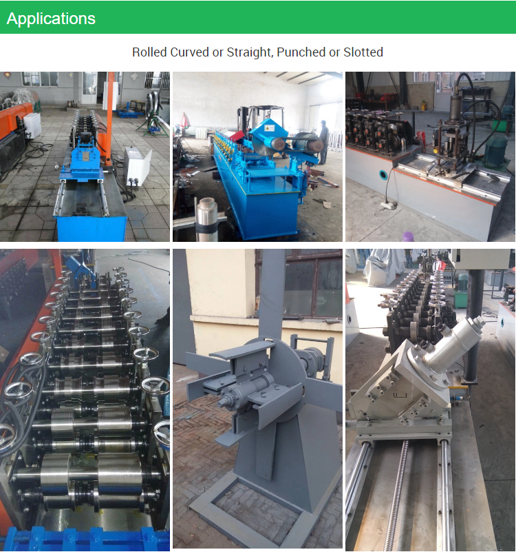 factory price u c track stud metal ceiling light steel roof gutter profile roll keel forming machine