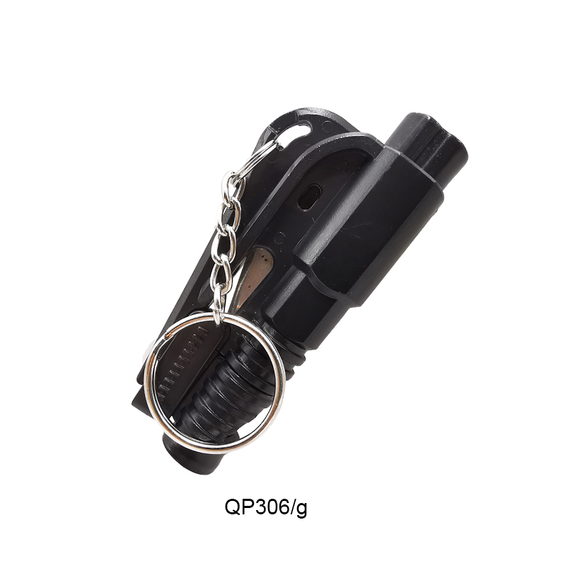 MOQ 100 Pcs Emergency Escape Hammer Mini Pocket Safety Window Glass Breaker Keychain Rescue Tool and Keychain Belt Cutting