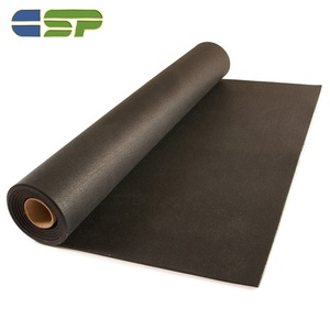 Noise reduction shockproof 6mm/8mm thick Anti slip Crossfit rubber roll rubber gym flooring