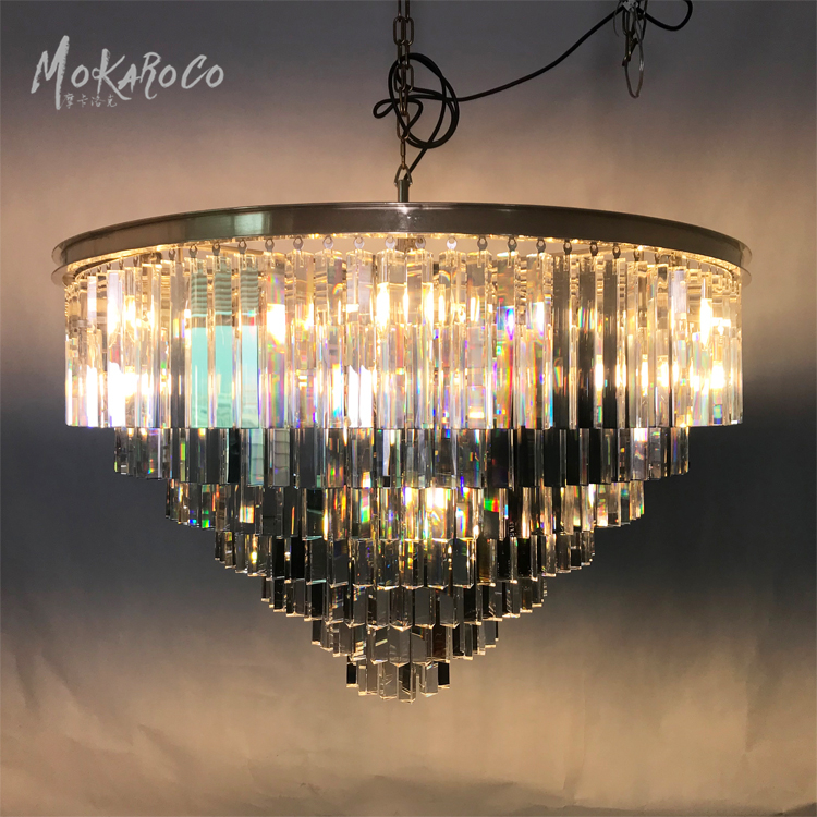 Большие светильники, подвесные украшения для свадебной комнаты, домашний декор, лобби, отель K9, роскошные хрустальные люстры