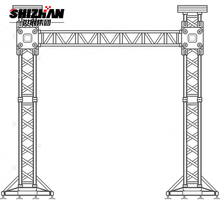 portable outdoor event top roof truss blocking sleeve 300 x 300 tent