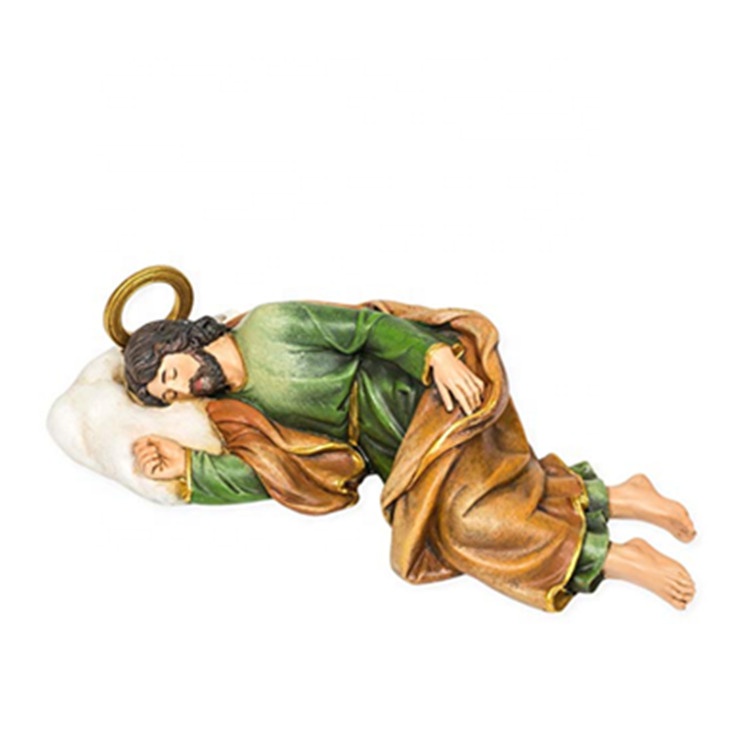 Св. Иосиф, Спящая статуя из смолы, коллекционный Декор