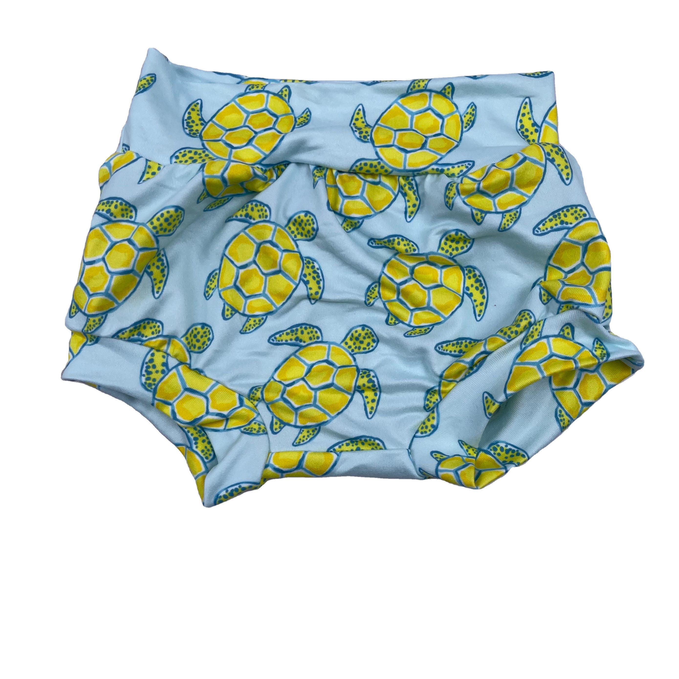 Шаровары унисекс LZ2021 для младенцев и малышей, молочный шелк, маленькая Синяя водолазка, детское нижнее белье с высокой талией, детские шорты-бамперы