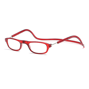 DHK054 Folding design fancy cheap promotion style ce plastic magnetic reading glasses