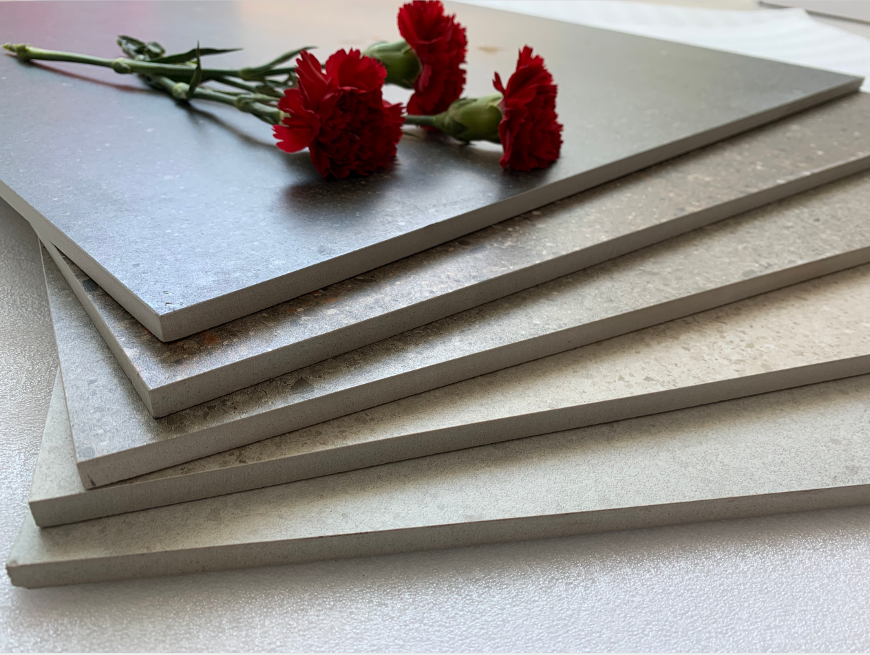 Hasin Wholesale Rustic Matt Surface Porcelain Grey Cement  Marble Floor Tiles