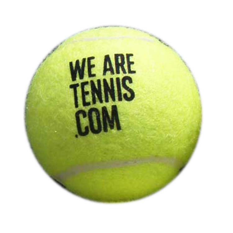 Цветные на теннисном мяче, изготовленным на заказ логосом лучшее в форме теннисного мяча