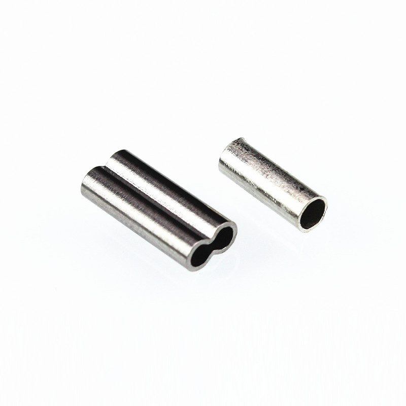 Fishing Wire Single Barrel Copper Crimp Sleeves Copper Tube Size 1.4mm-4.2mm