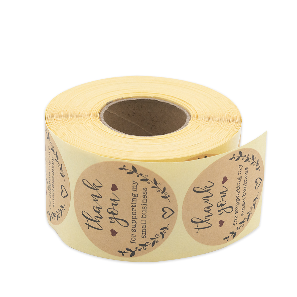 Индивидуальный дизайн, благодарим Вас за наклейки для малого бизнеса