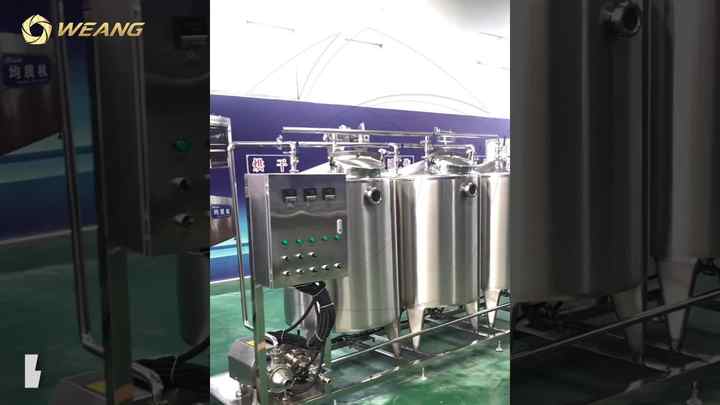 Stainless Steel Clean in Place System Cleaning Machine Station ...