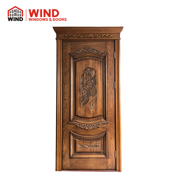 Modern Designs Veneer Solid Wood Swing Wooden Interior Room Flush Door