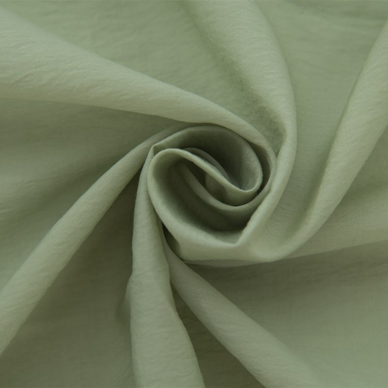 Хорошая цена tencel нейлон креп светло-зеленый креп шелковая ткань для одежды