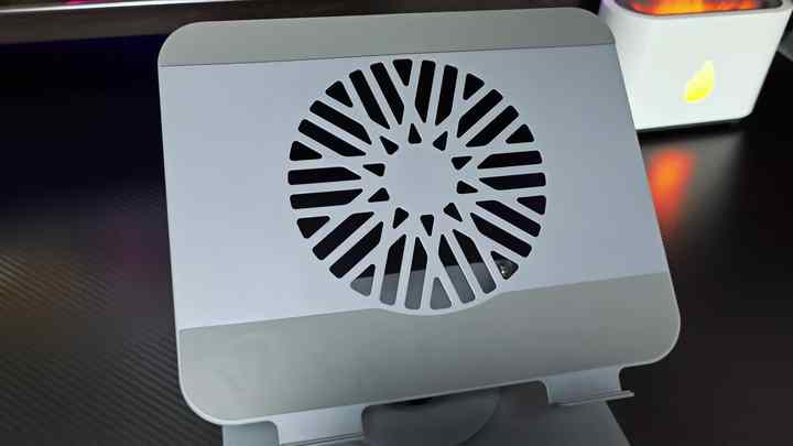 Desktop Adjustable Notebook Holder Riser with Cooling Fan