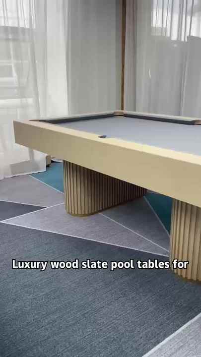 Modular Pool Table Latest Prefab Design 2025 Custom Multi Use Pool Table Modern Wood PING ...