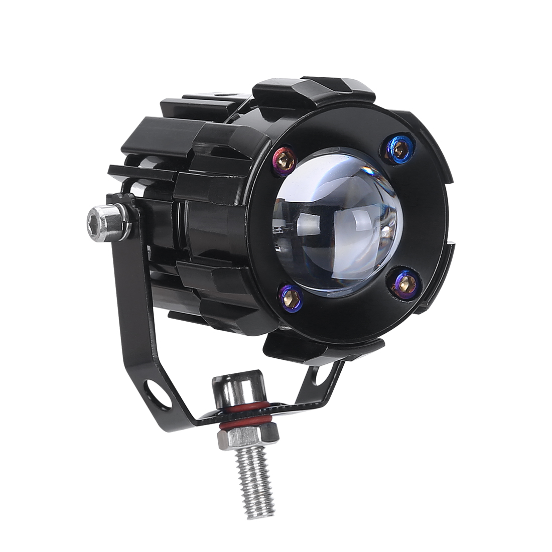 Светодиодная фара белого и желтого цвета для мотоцикла