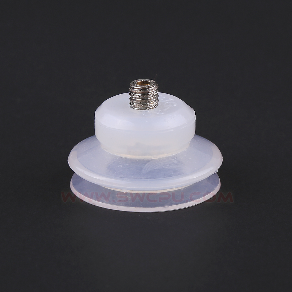 定制nr nbr 硅胶耐用白色真空吸盘带螺丝 - buy durable white