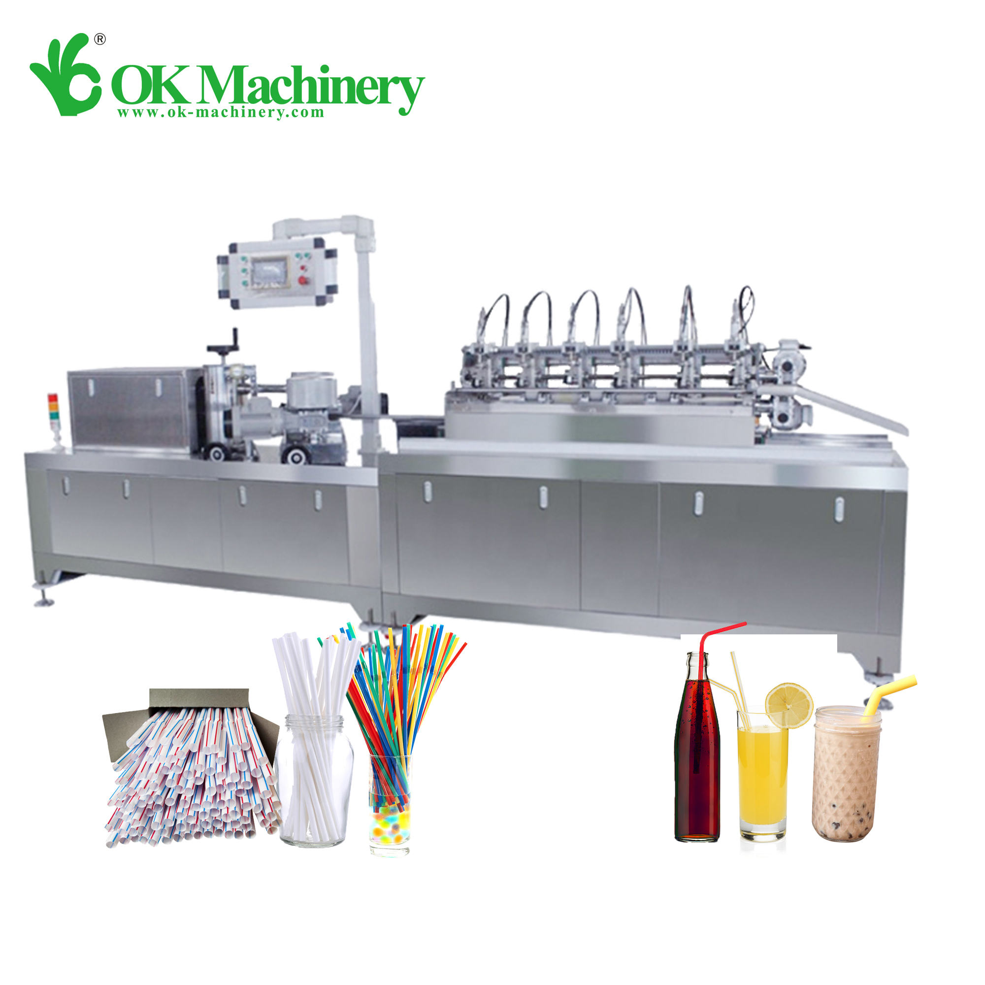 OK001 машина для изготовления труб из биоразлагаемого пластика/бумаги