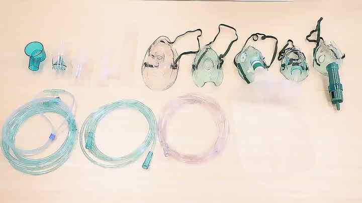 360 Mask Rotation Respiratory Support Nebulizer Mask 360° Rotation Connector with Tube ...