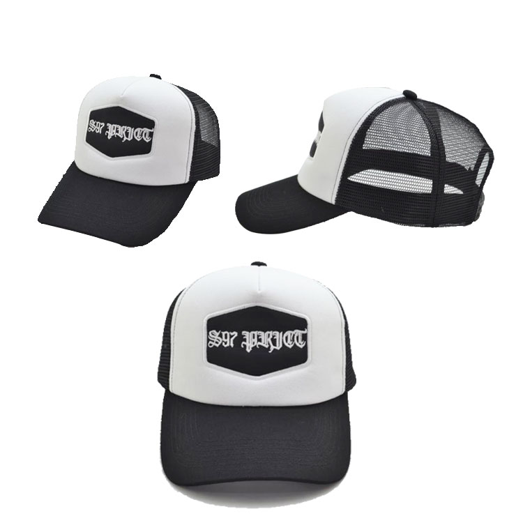 manufacturers Custom high quality embroidery private label trucker hats, trucker caps with screen printing logo foam trucker cap