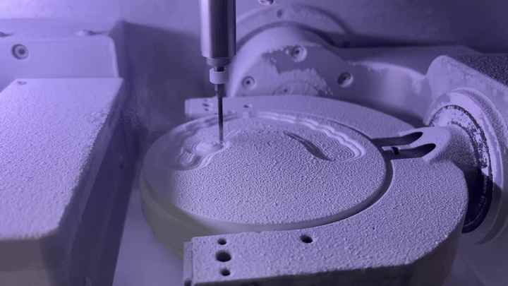 5-Axis Cad Cam Dental Milling Machine CAD/CAM Dental Milling Zirconia ...