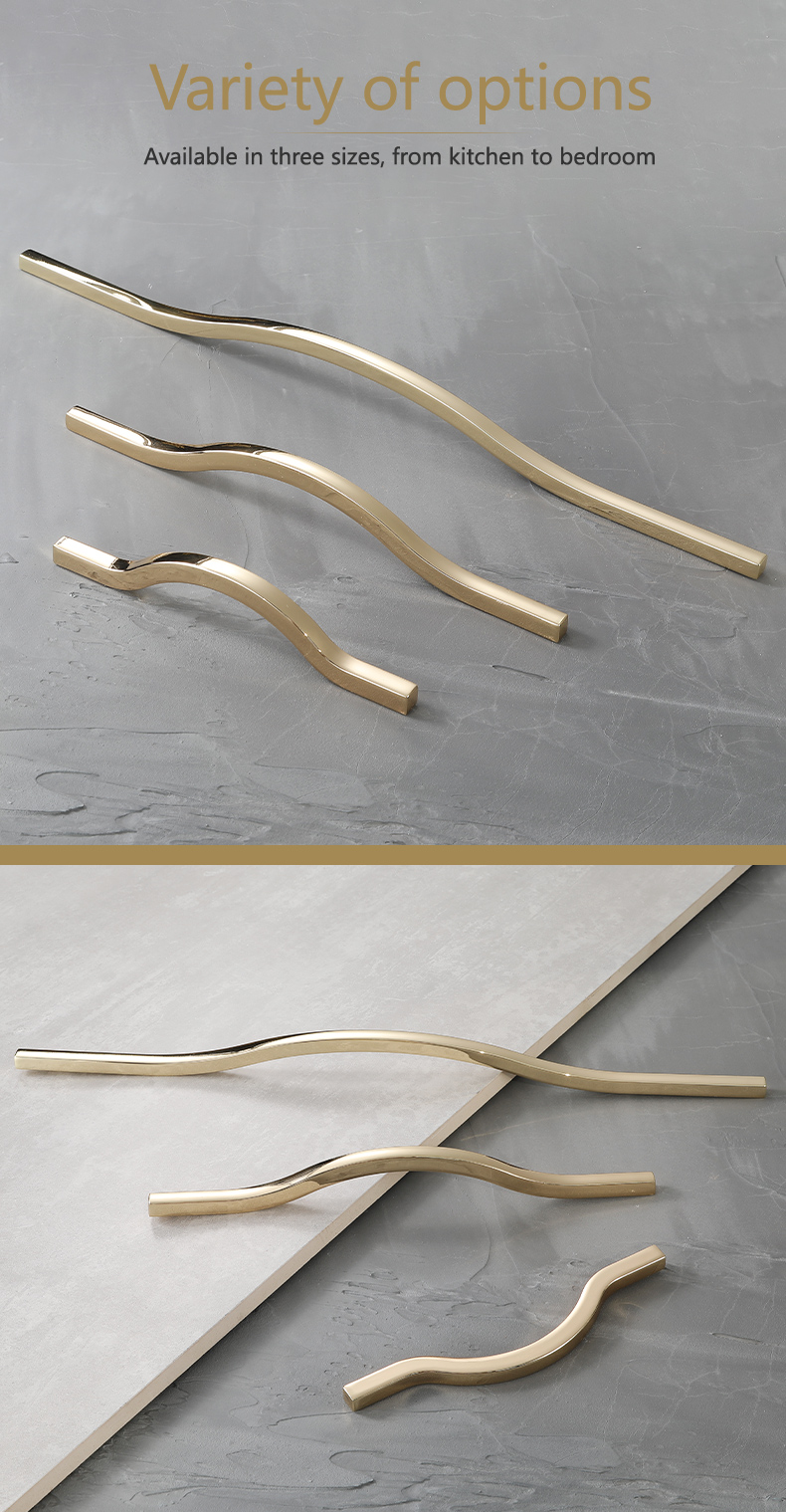 American style Zamak 128Mm Decorative Gold Furniture Hardware Pull Handle For Cabinet//