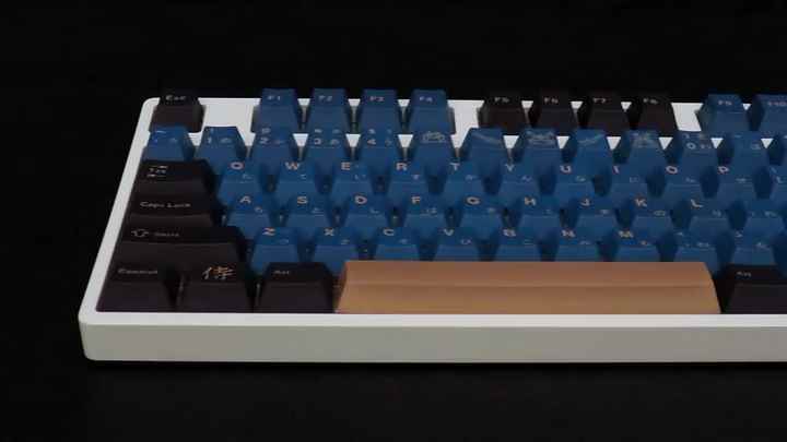GMK Red/Blue Samuraiキーカップ PBT 129/23キー Cherry Profile DYE-SUB