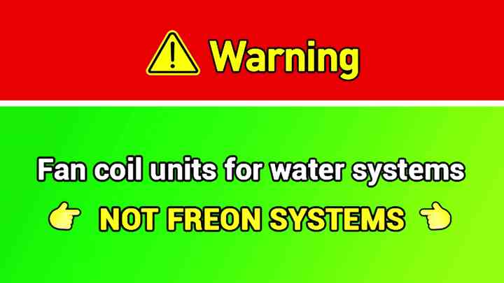 Slim Wall Mounted Chilled Water Fan Coil Hydronic Fan Coil Unit